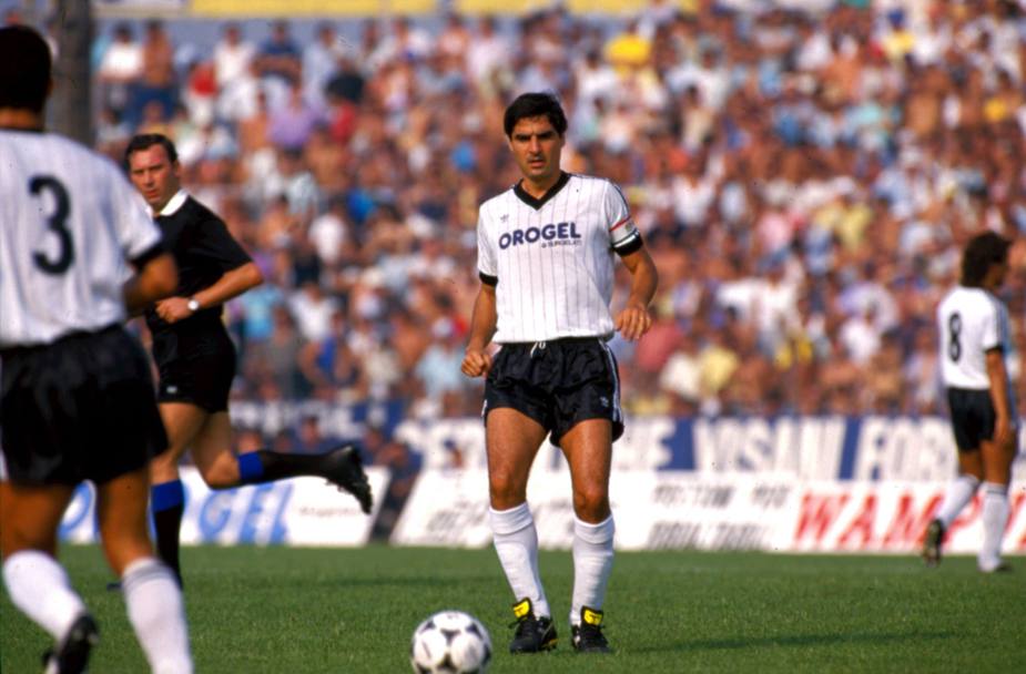 Con la maglia del Cesena, nel 1989. (LaPresse)